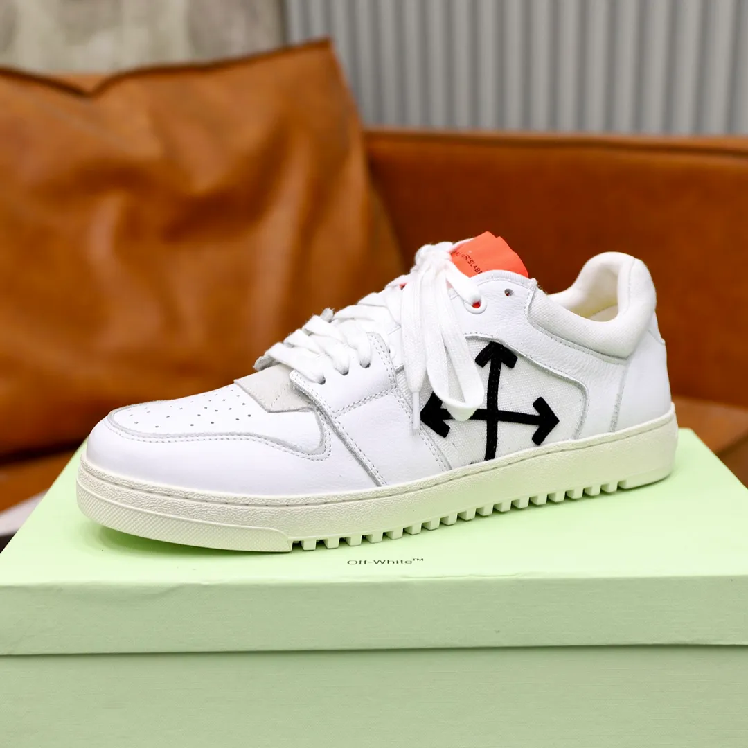 Men's shoes: 462💰💶【off-white】👫 Original one-to-one replica, high-end quality🥳The latest model has not been listed on the official website yet, the top version. Fabric: Imported original leather splicing Lining: Imported breathable mesh Outsole: Original rubber soft, light and wear-resistant Outsole Male 38-44 (customized for 45 and 46)